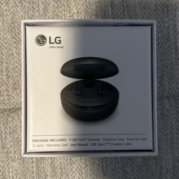 LG TONE-FP5 TONE Free True Wireless Bluetooth Earbuds FP5 - Picture 2 of 2